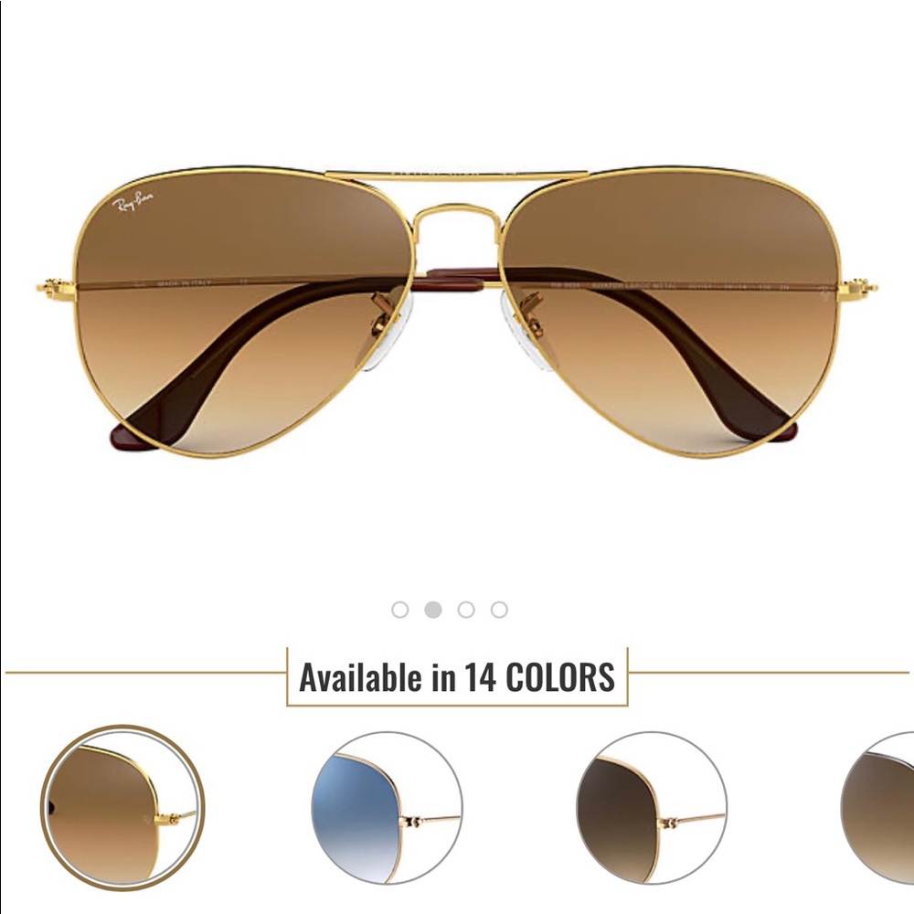 Ray-Ban Aviator (Light Brown Gradient)